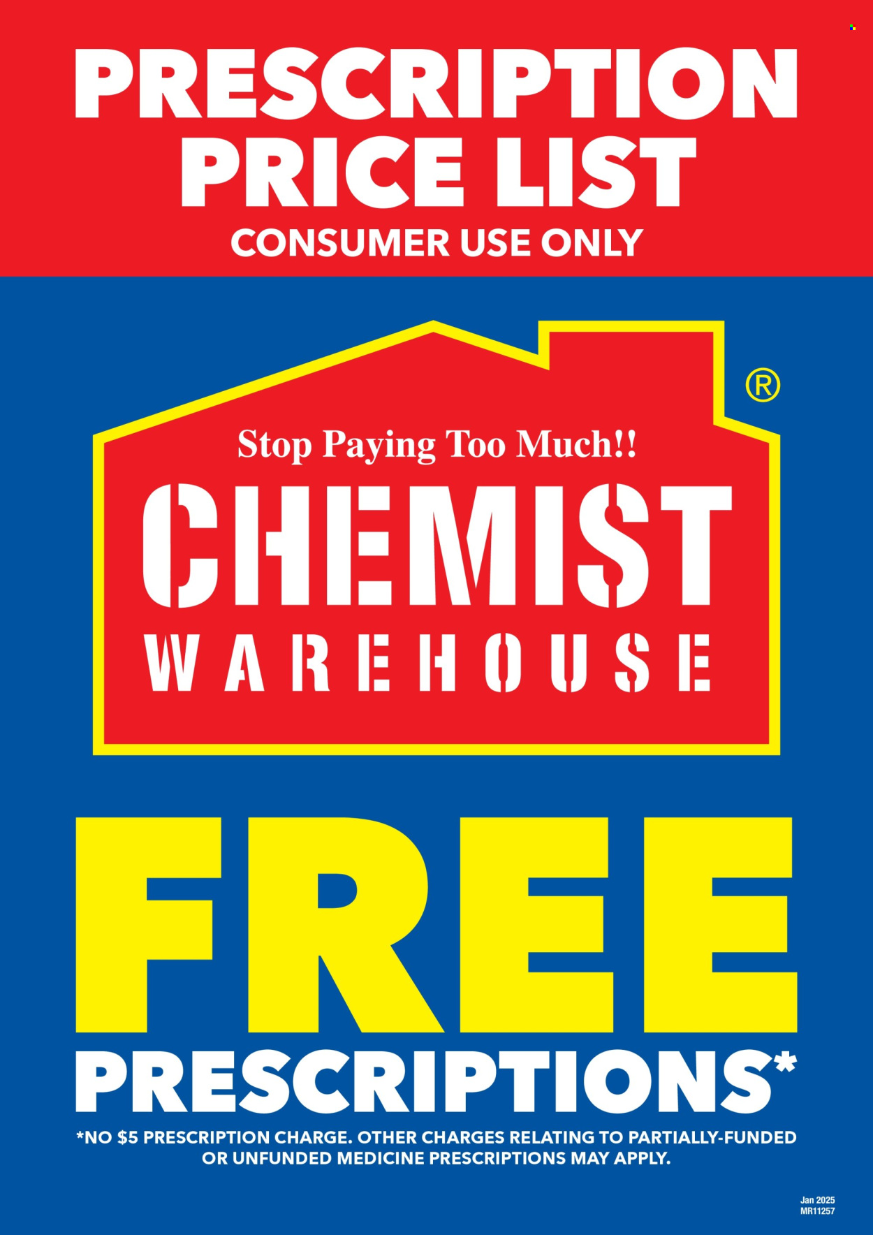 Chemist Warehouse catalogue. Page 1