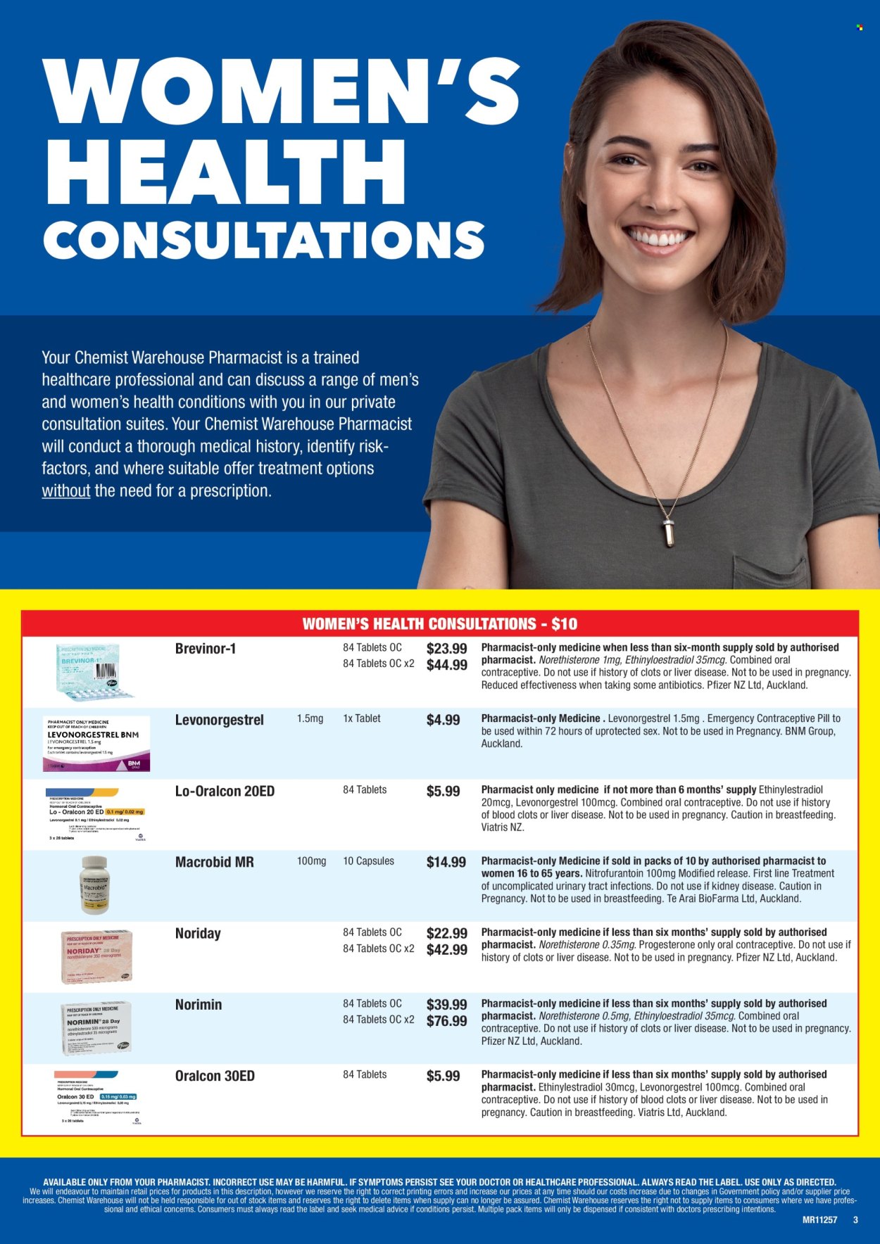 Chemist Warehouse catalogue. Page 1