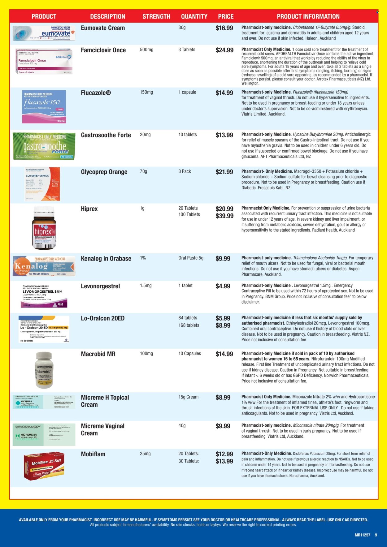 Chemist Warehouse catalogue. Page 1