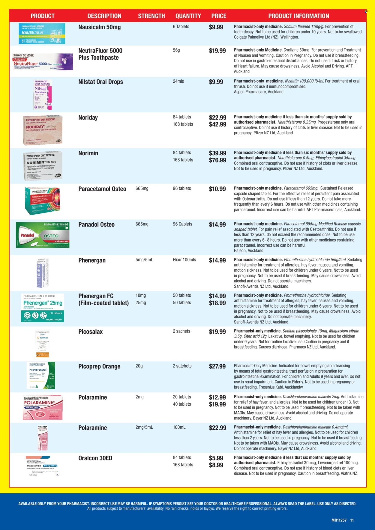 Chemist Warehouse catalogue. Page 1