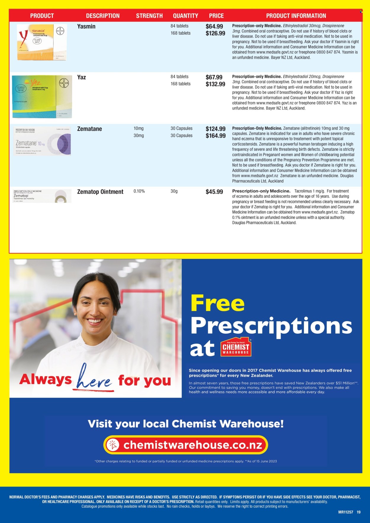 Chemist Warehouse catalogue. Page 1