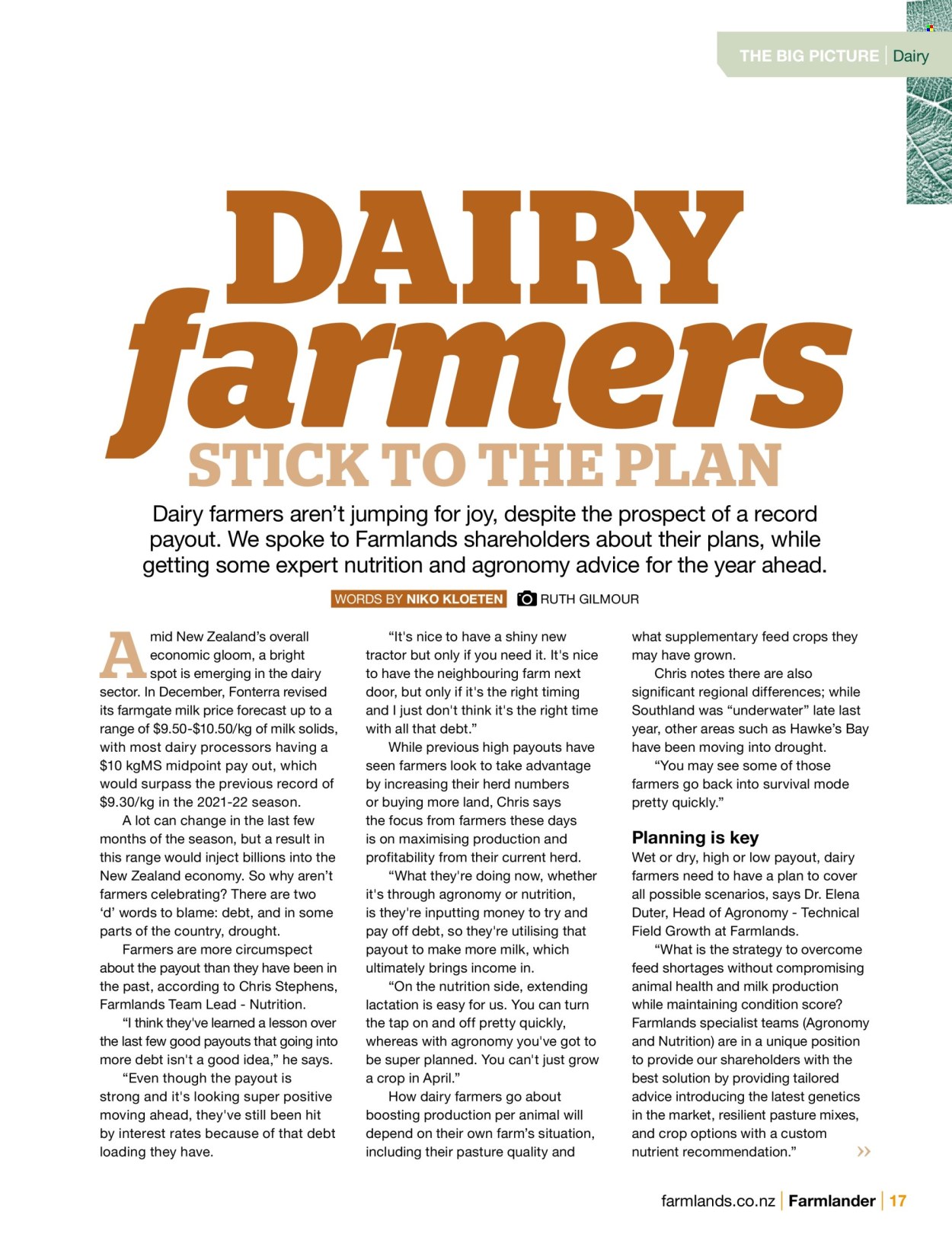 Farmlands catalogue. Page 1