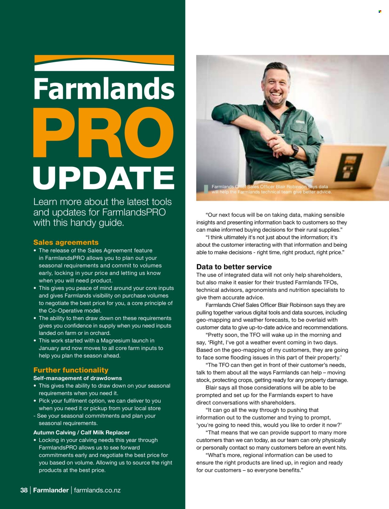 Farmlands catalogue. Page 1