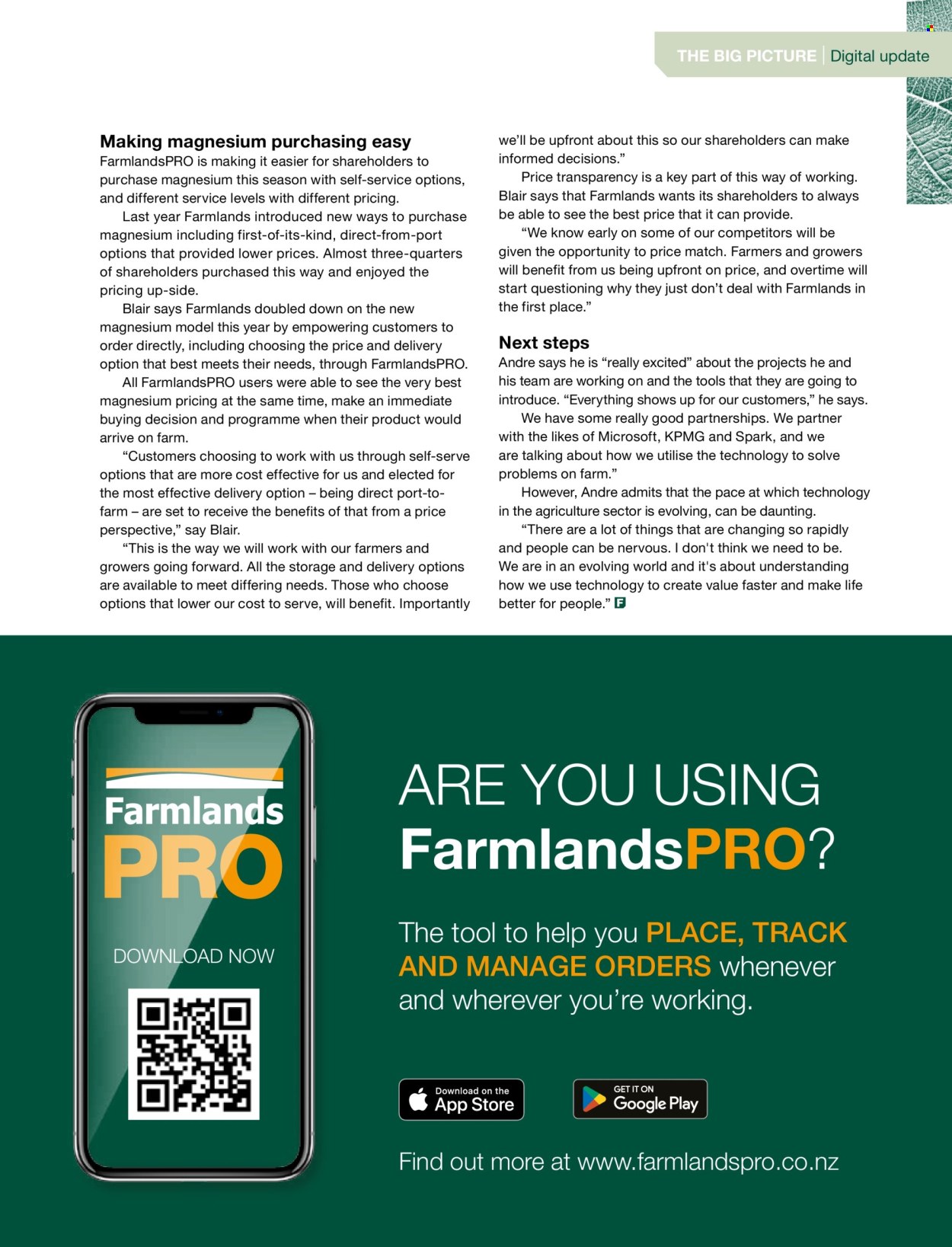 Farmlands catalogue. Page 1