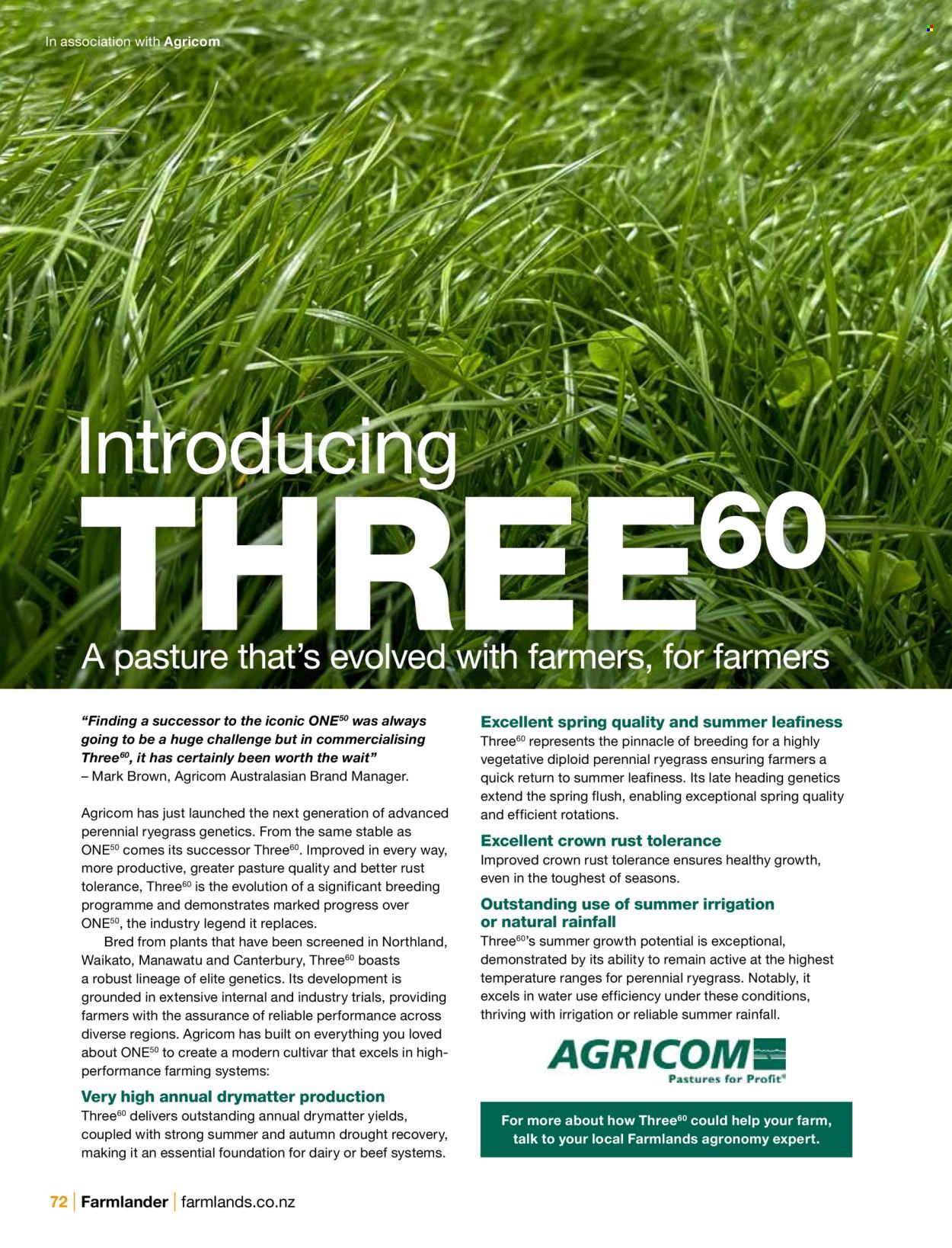 Farmlands catalogue. Page 1