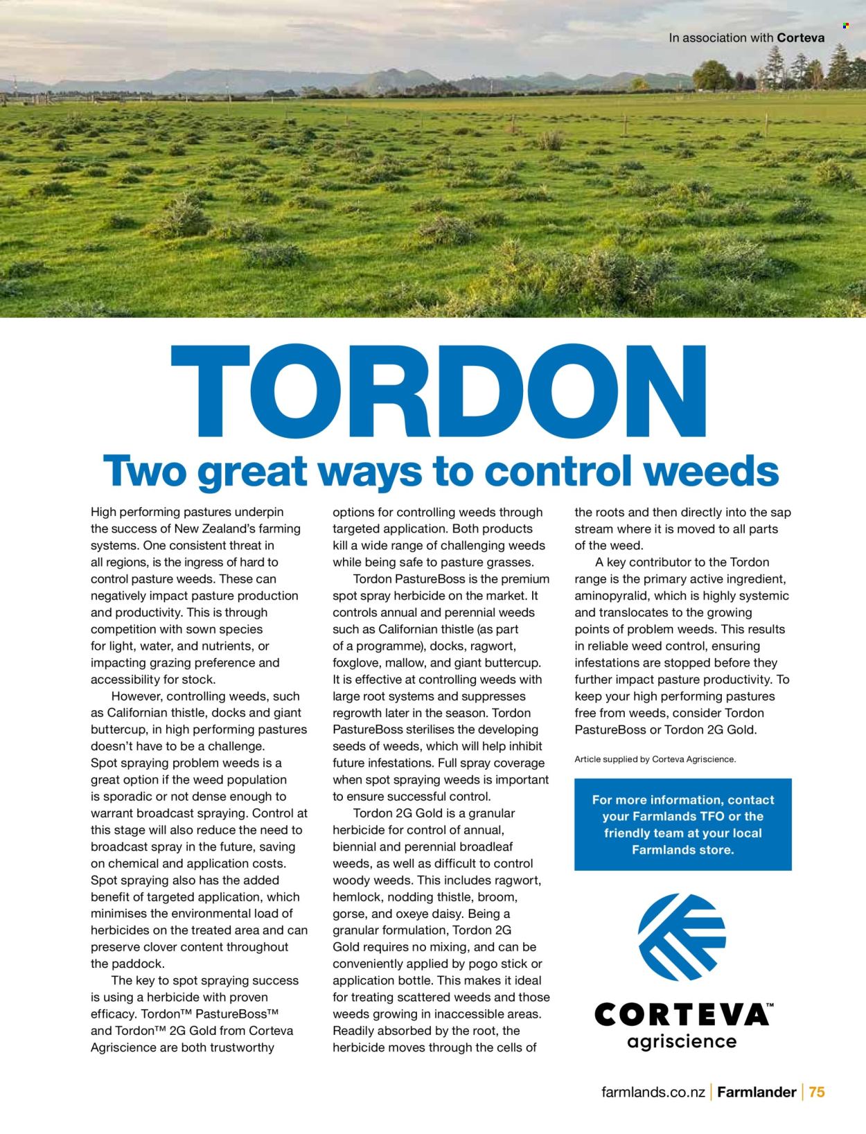 Farmlands catalogue. Page 1