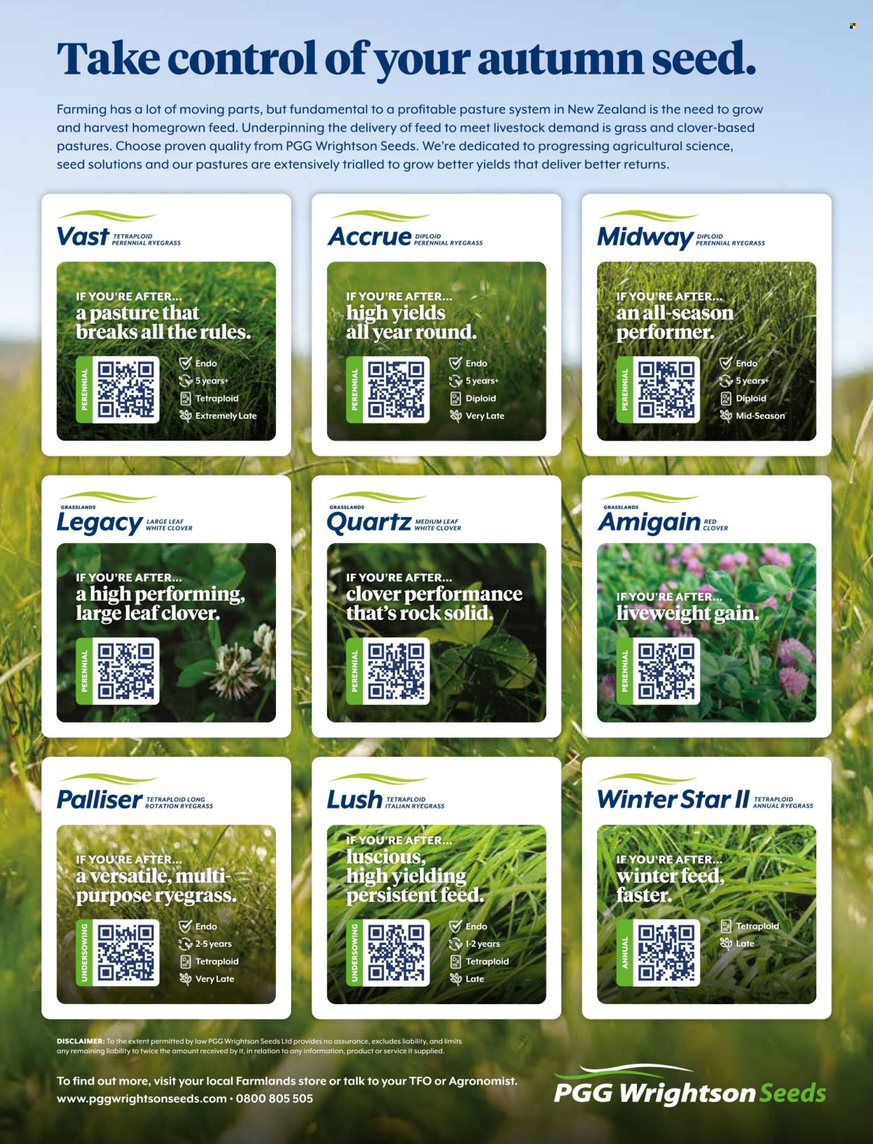 Farmlands catalogue. Page 1