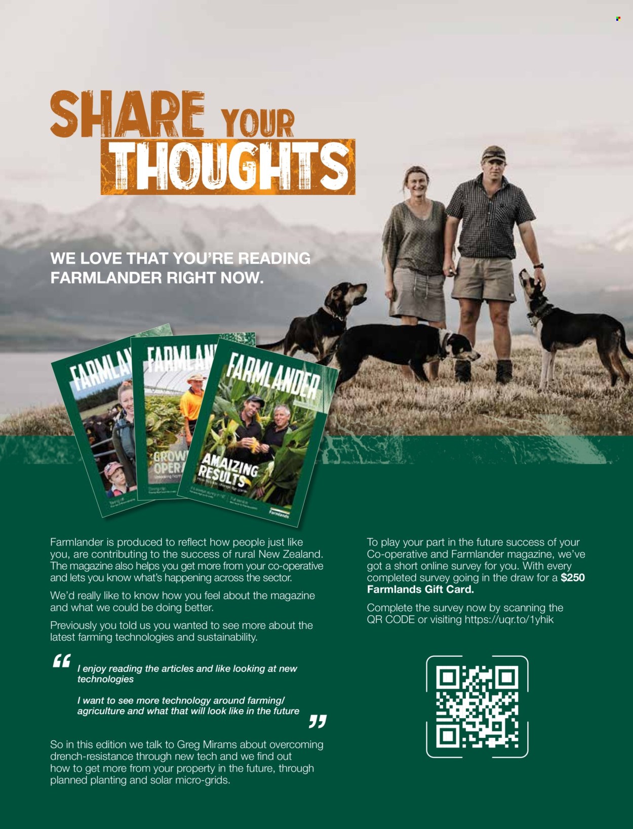 Farmlands catalogue. Page 1