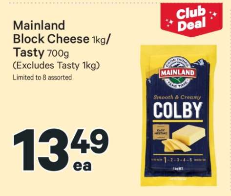 Mainland Block Cheese