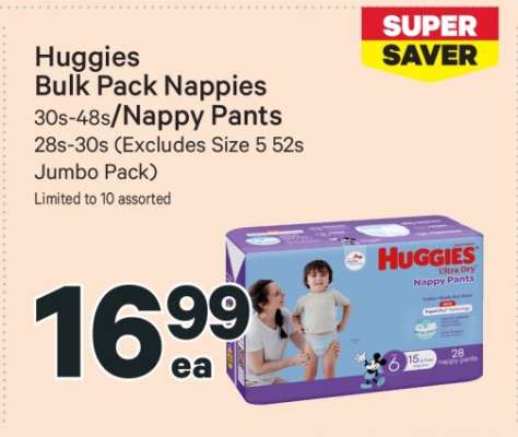 Huggies Bulk Pack Nappies