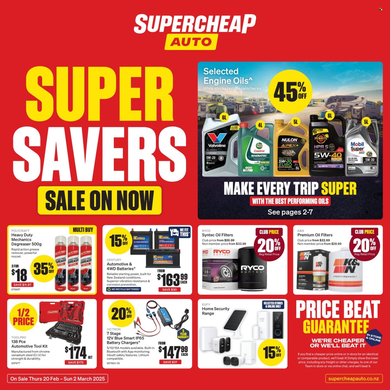 SuperCheap Auto catalogue - 20.02.2025 - 02.03.2025. Page 1