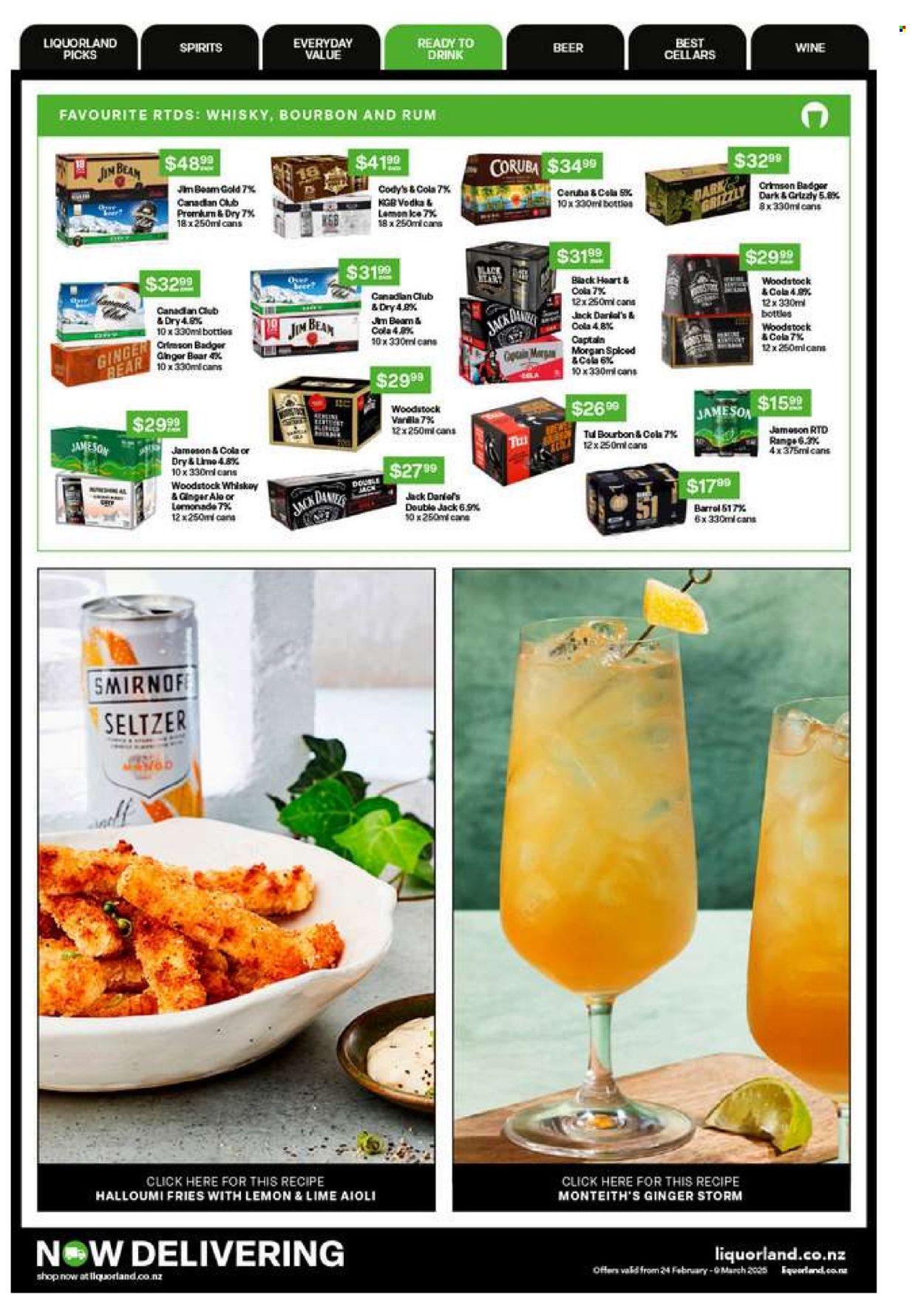 Liquorland catalogue - 24.02.2025 - 09.03.2025. Page 1