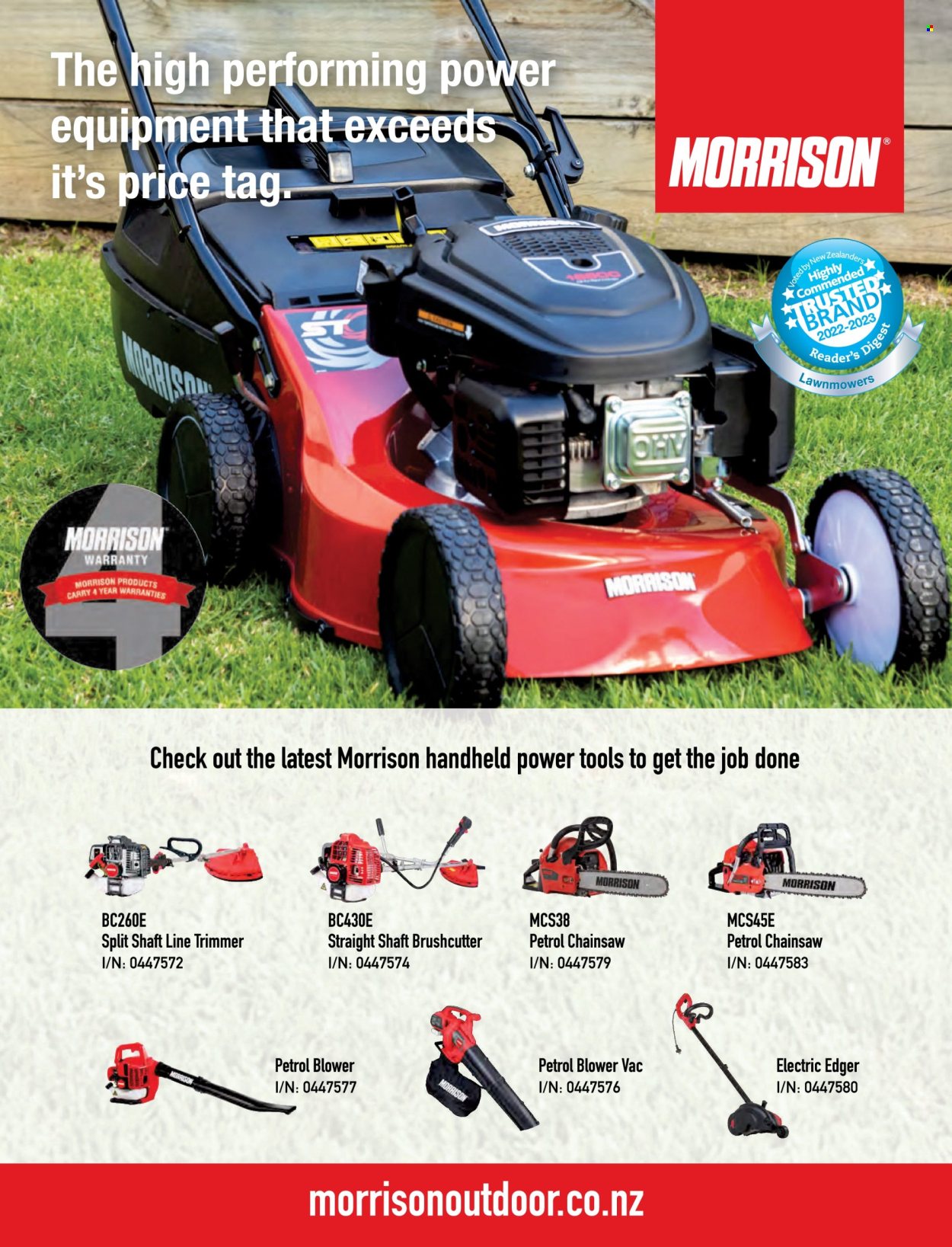 Bunnings Warehouse catalogue. Page 1