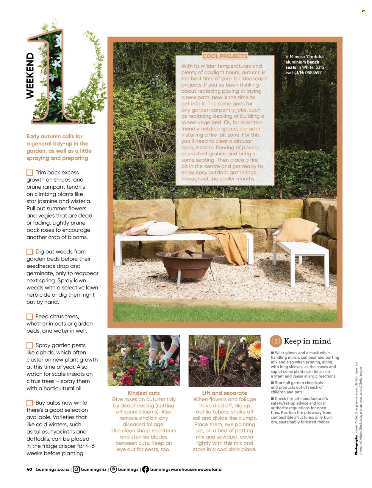 Bunnings Warehouse catalogue. Page 1