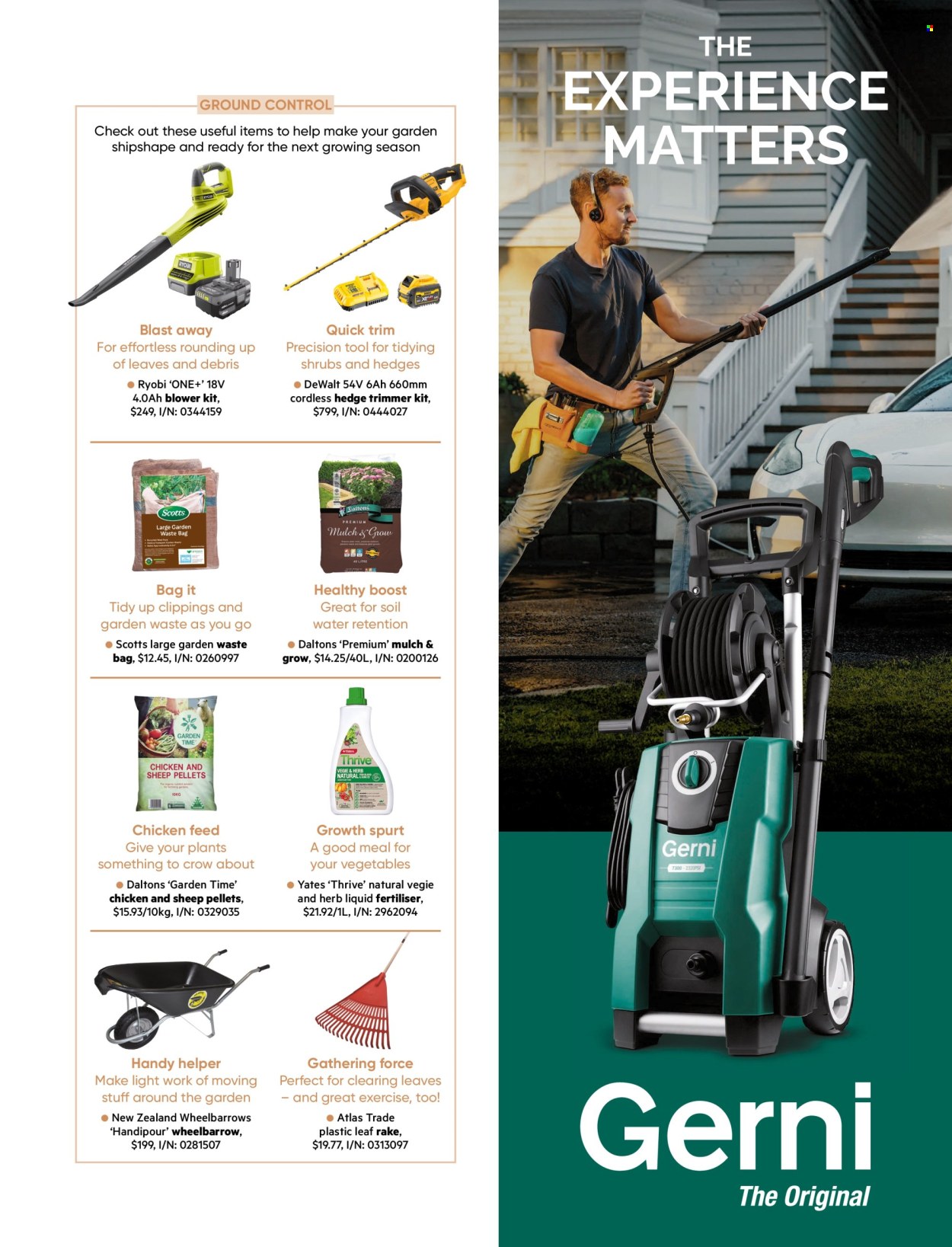 Bunnings Warehouse catalogue. Page 1