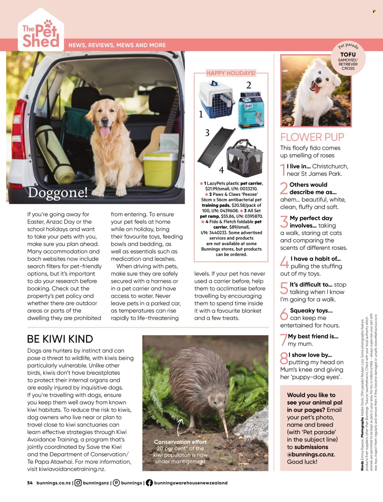 Bunnings Warehouse catalogue. Page 1