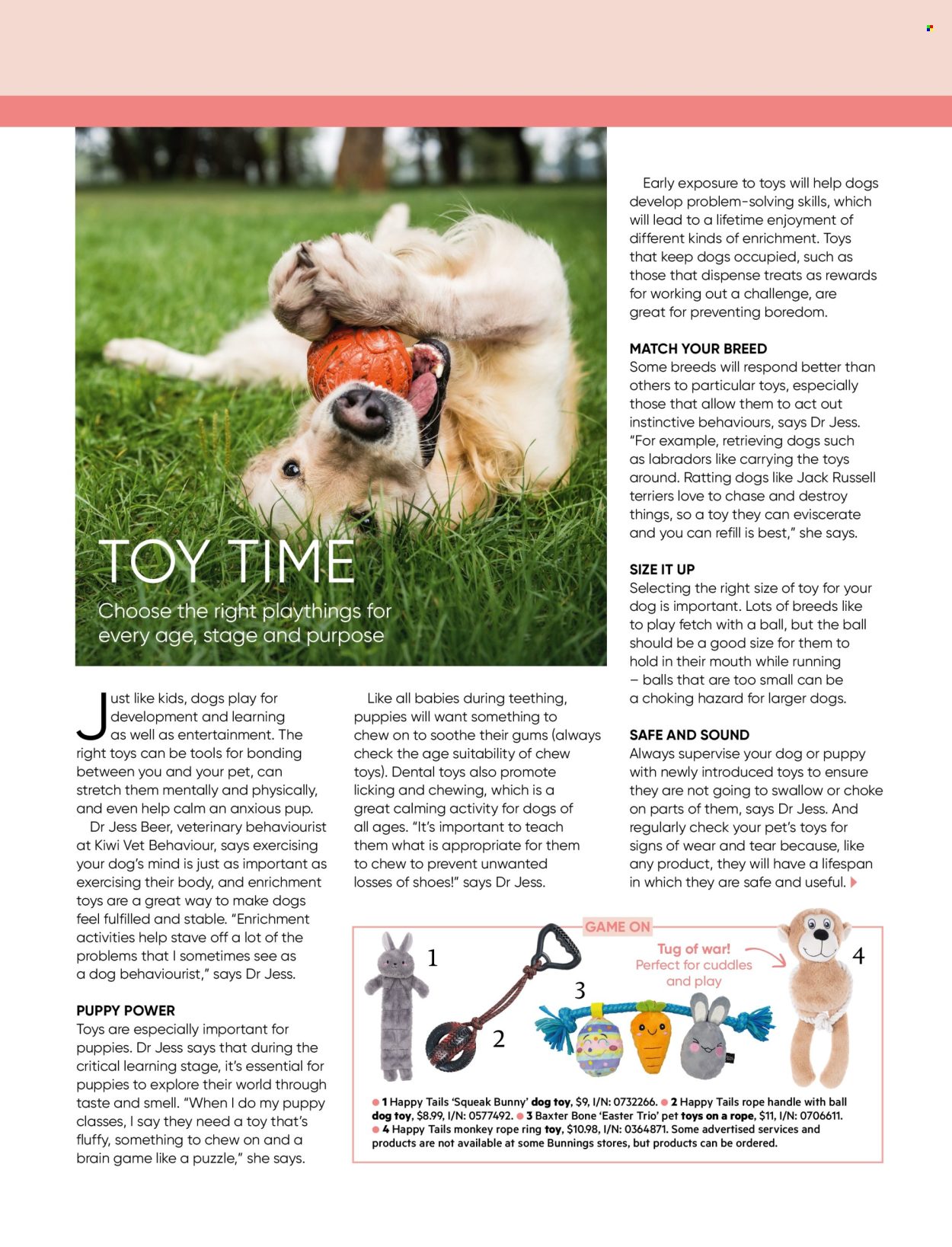 Bunnings Warehouse catalogue. Page 1