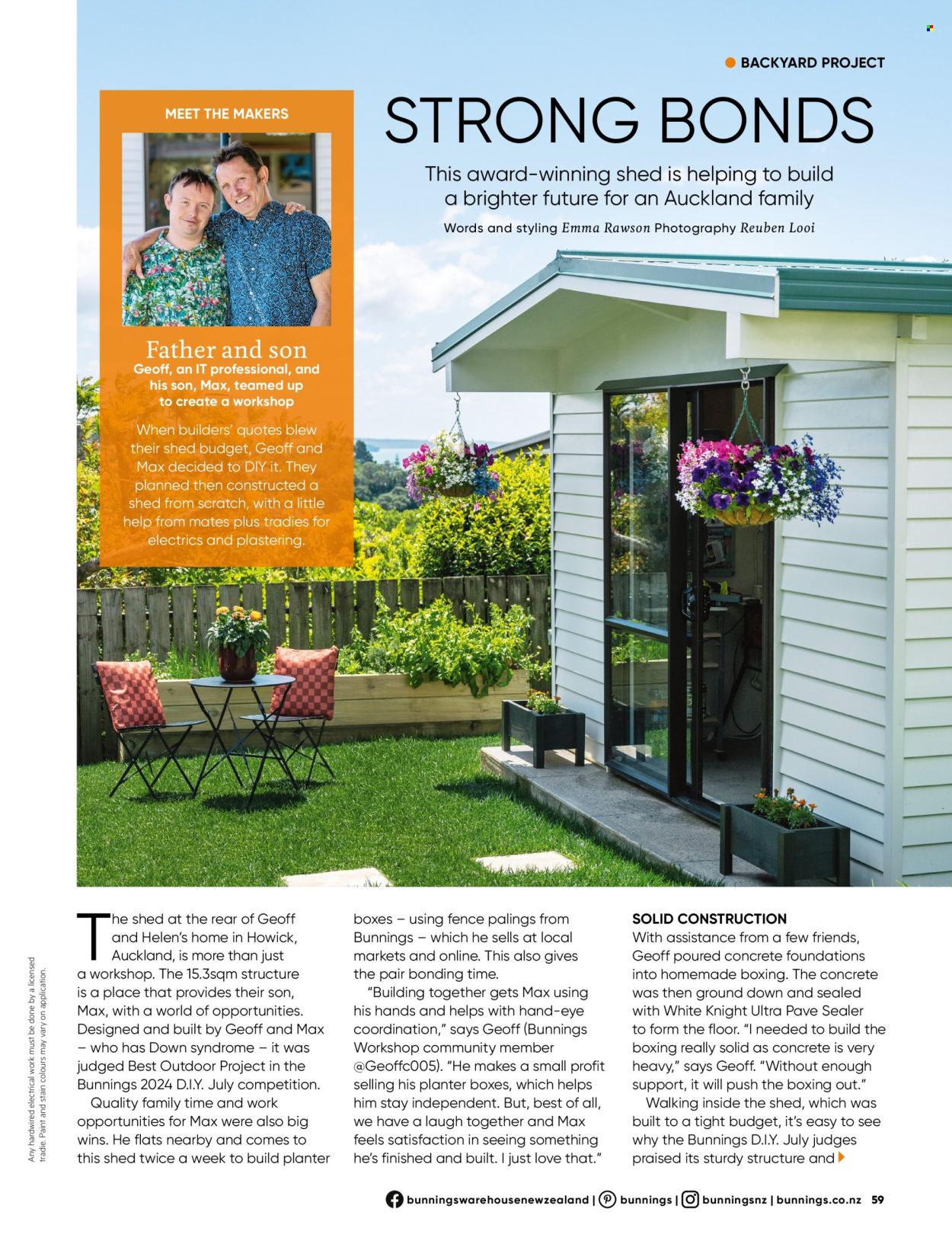 Bunnings Warehouse catalogue. Page 1