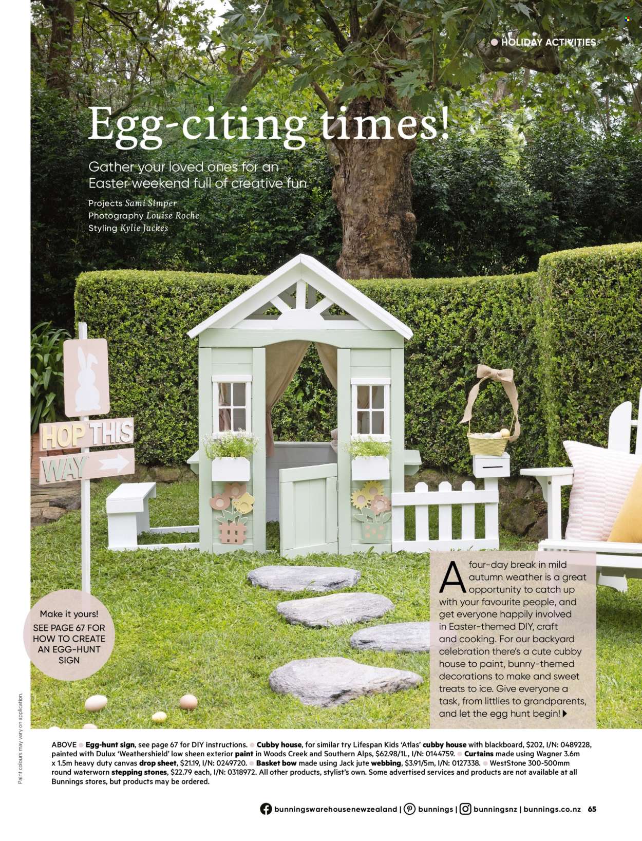 Bunnings Warehouse catalogue. Page 1