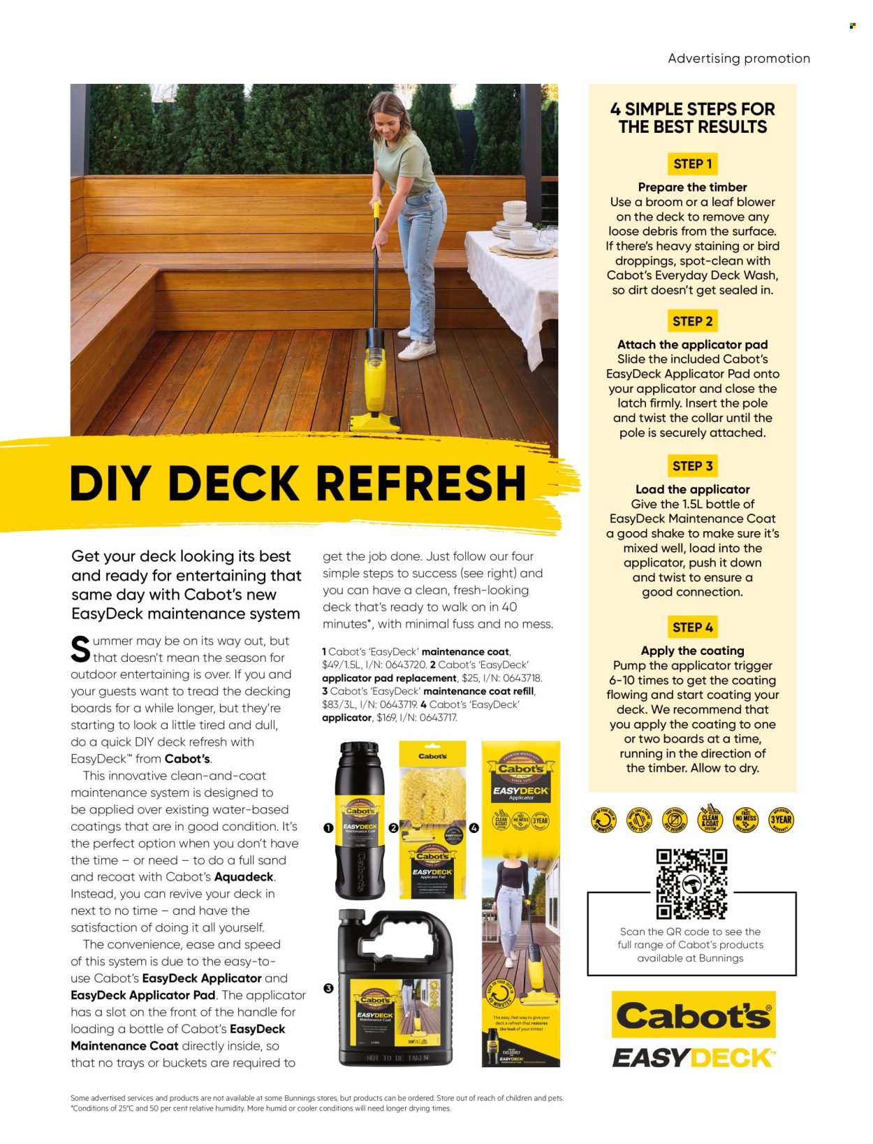 Bunnings Warehouse catalogue. Page 1