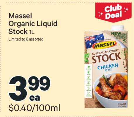 Massel Organic Liquid Stock