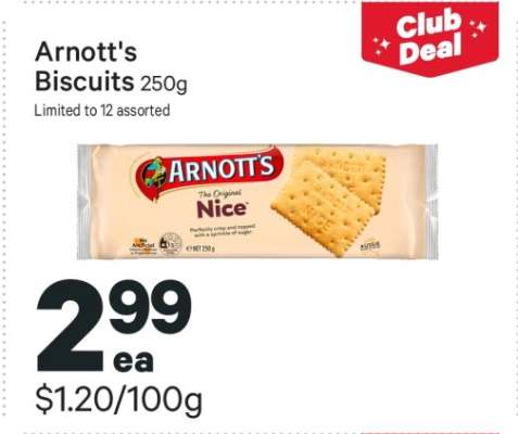 Arnott's Biscuits 250g