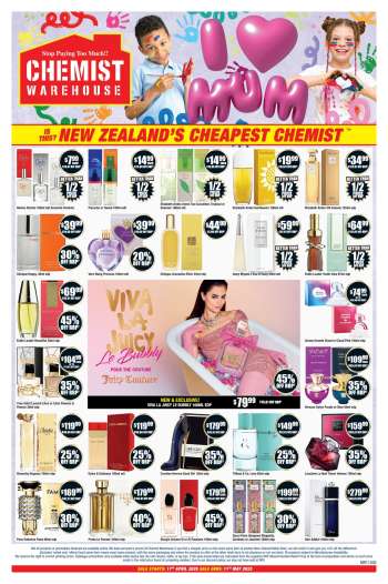 Chemist Warehouse mailer - 17.04.2025 - 11.05.2025.