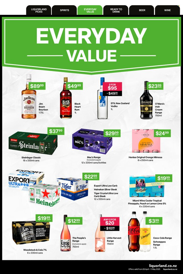 Liquorland catalogue - 28.04.2025 - 11.05.2025. Page 1