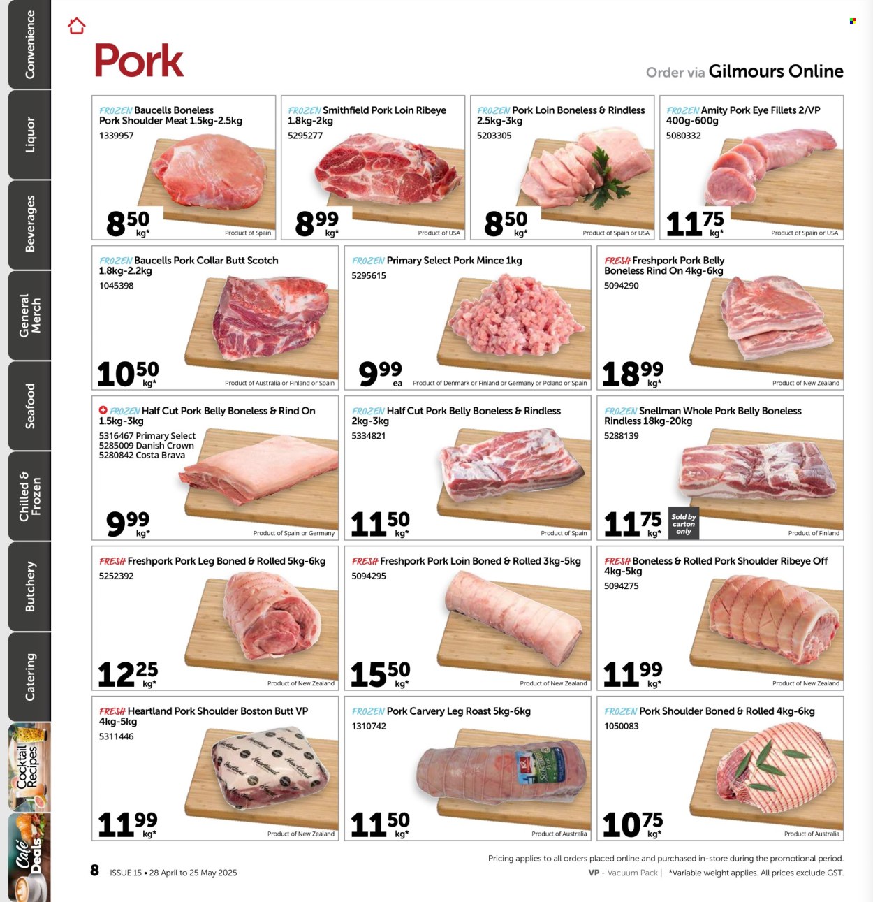 Gilmours catalogue - 28.04.2025 - 25.05.2025. Page 1