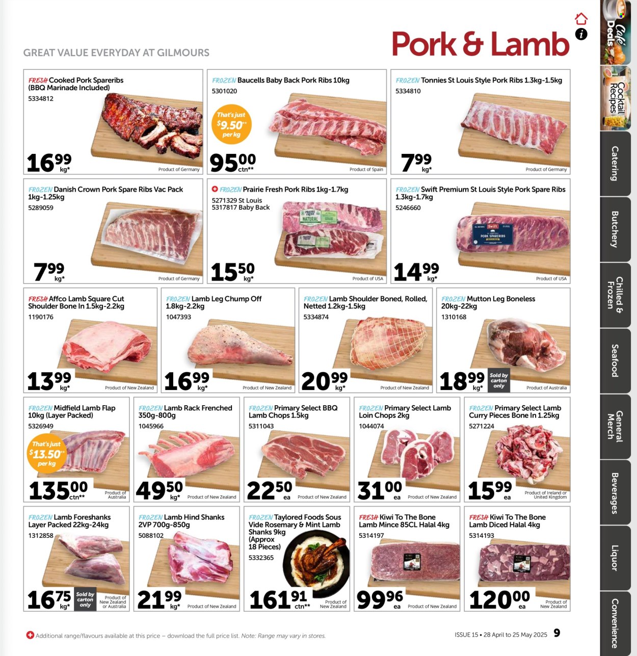 Gilmours catalogue - 28.04.2025 - 25.05.2025. Page 1