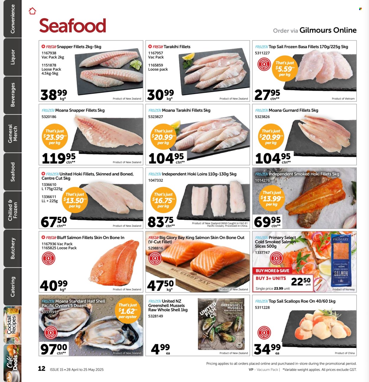 Gilmours catalogue - 28.04.2025 - 25.05.2025. Page 1