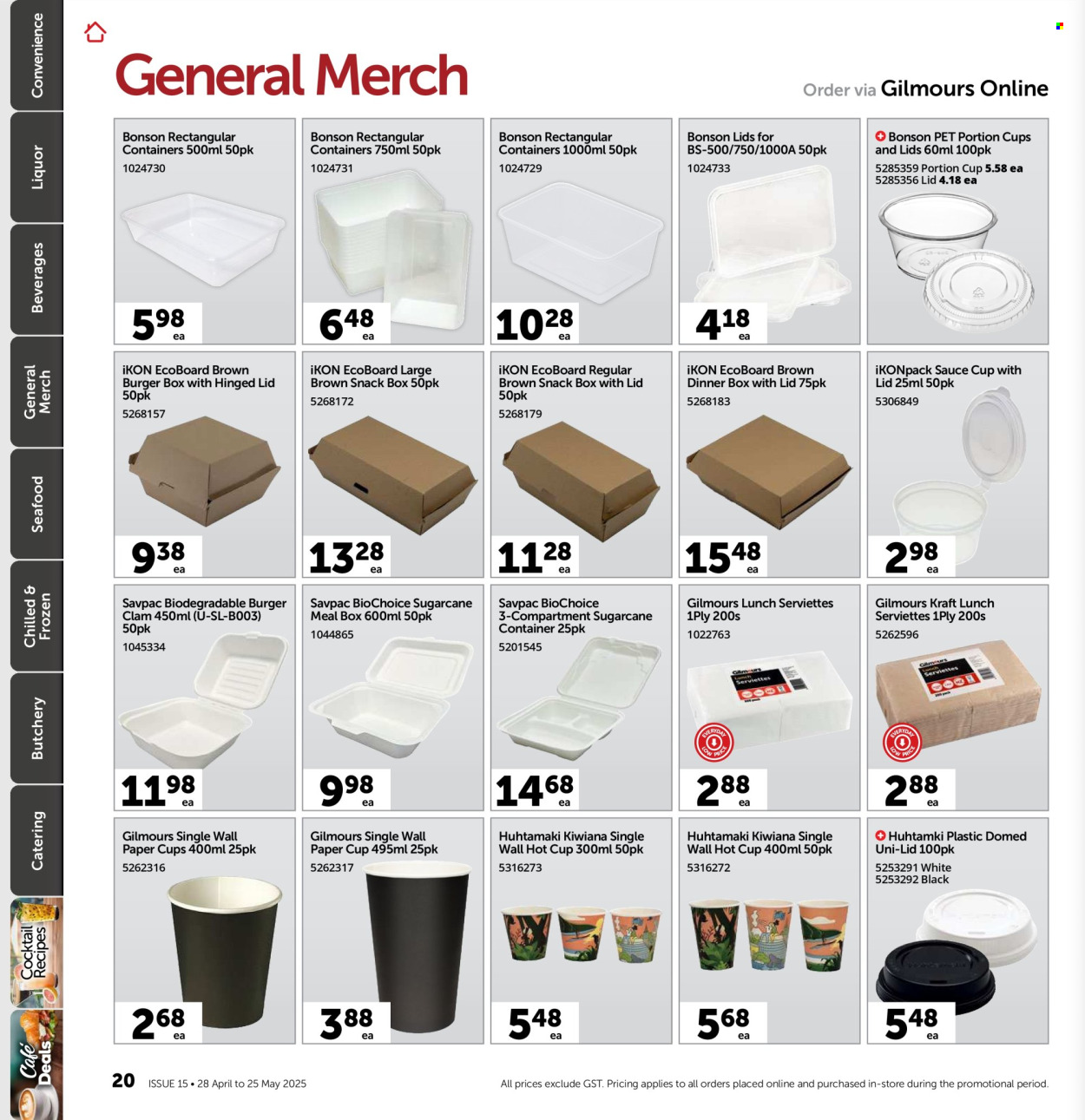 Gilmours catalogue - 28.04.2025 - 25.05.2025. Page 1