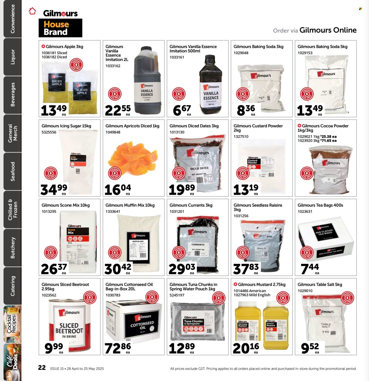 Gilmours catalogue - 28.04.2025 - 25.05.2025. Page 1