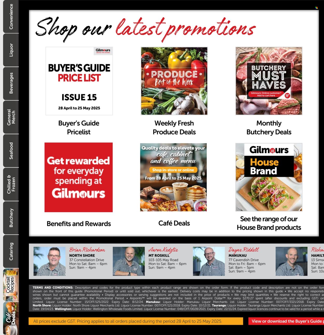 Gilmours catalogue - 28.04.2025 - 25.05.2025. Page 1