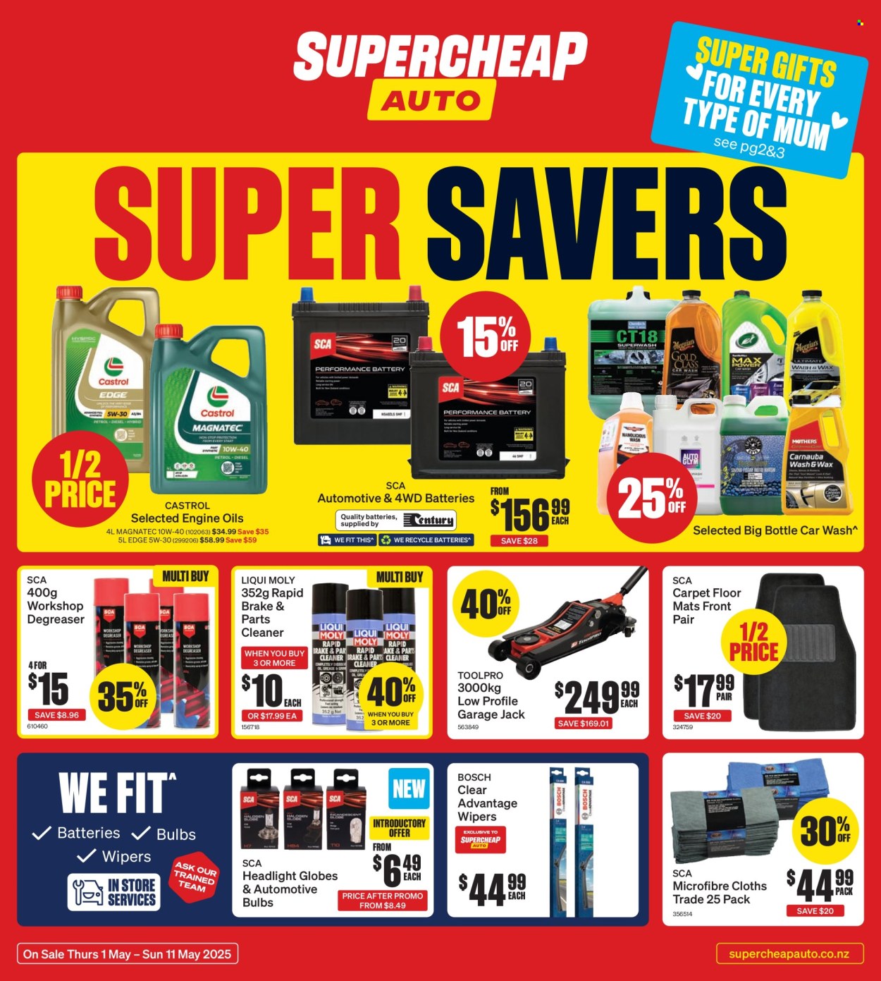 SuperCheap Auto catalogue - 01.05.2025 - 11.05.2025. Page 1