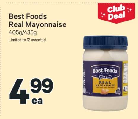 Best Foods Real Mayonnaise