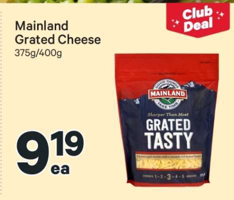 Mainland Grated Cheese