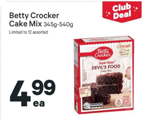 Betty Crocker Cake Mix