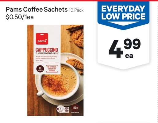 Pams Coffee Sachets