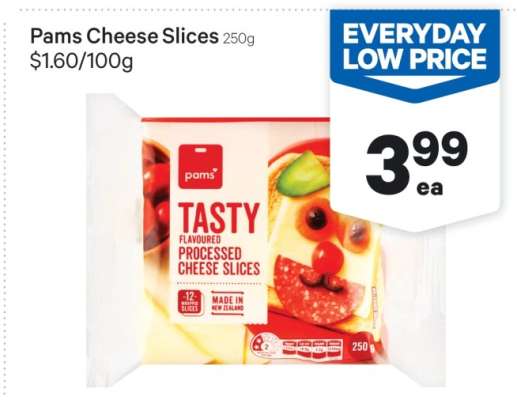 Pams Cheese Slices