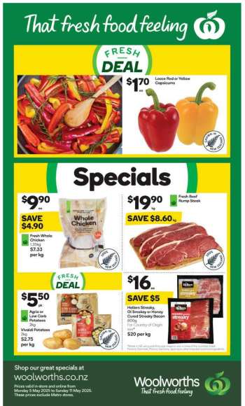 Woolworths mailer - 05.05.2025 - 11.05.2025.