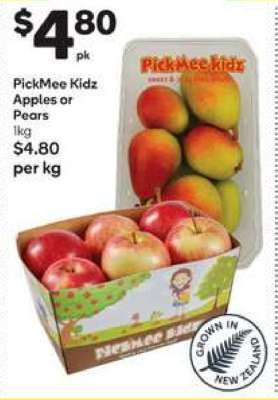 PickMee Kidz Apples or Pears