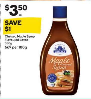 Chelsea Maple Syrup Flavoured Bottle