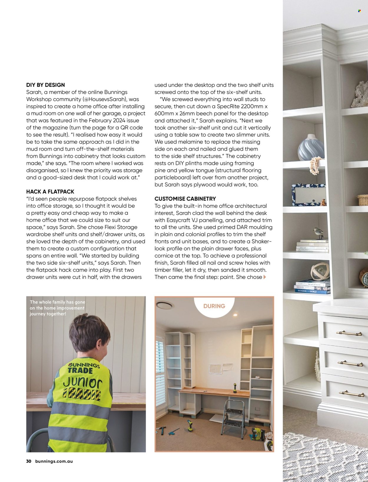 Bunnings Warehouse catalogue. Page 1