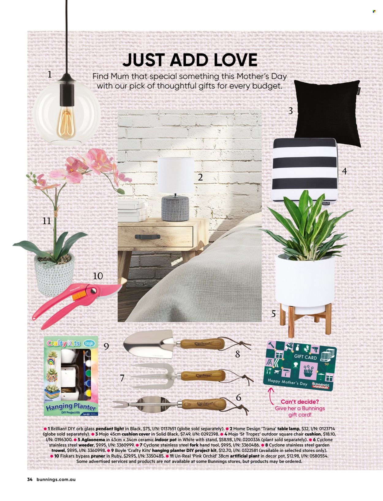 Bunnings Warehouse catalogue. Page 1