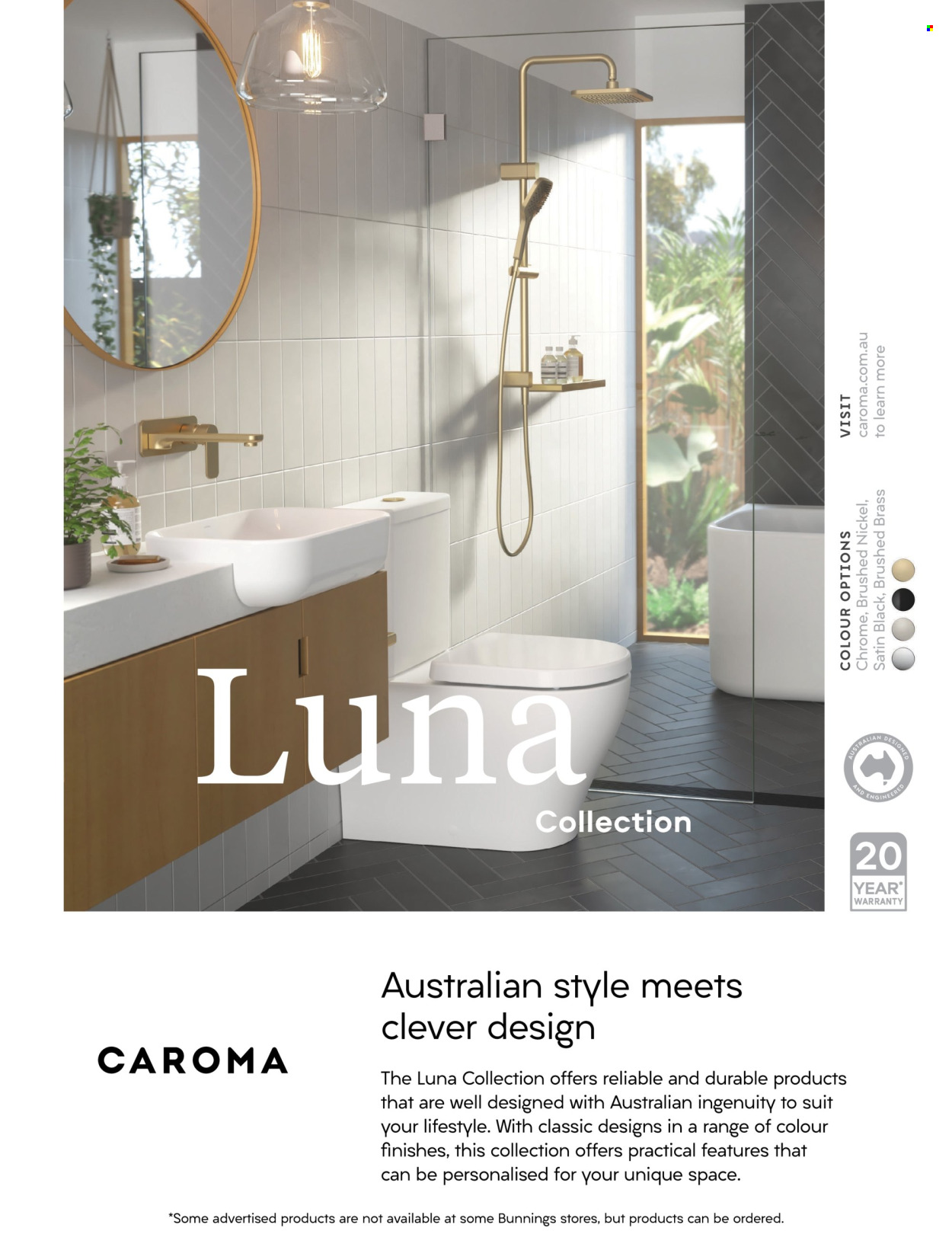 Bunnings Warehouse catalogue. Page 1
