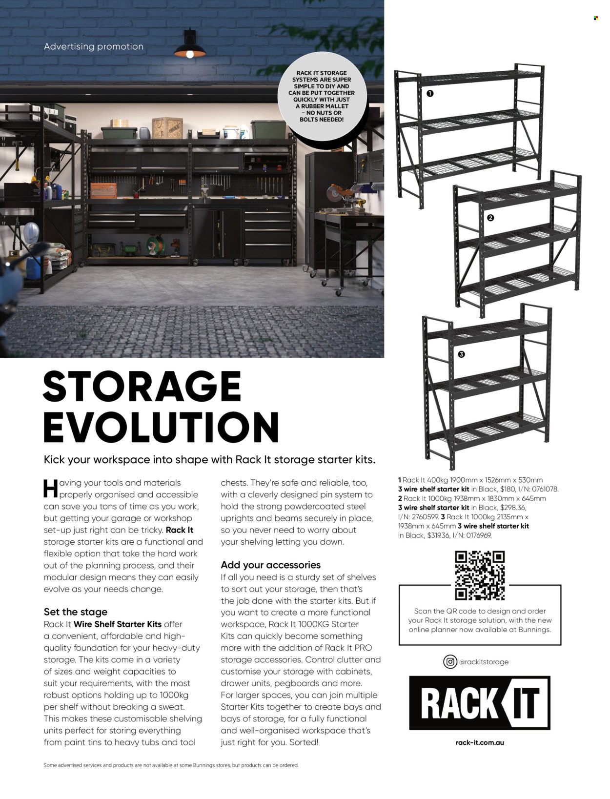 Bunnings Warehouse catalogue. Page 1