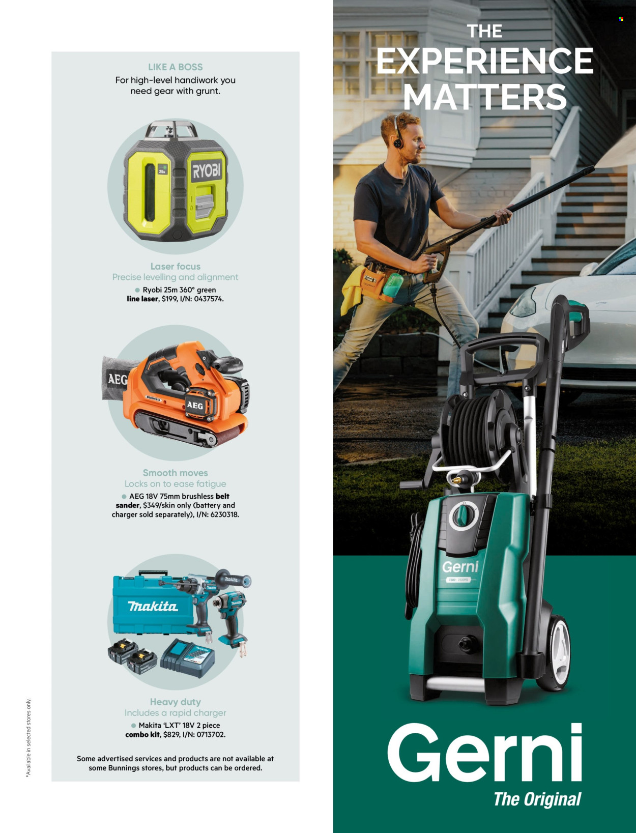 Bunnings Warehouse catalogue. Page 1