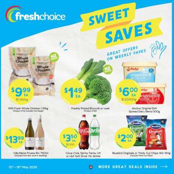 Fresh Choice mailer - 12.05.2025 - 18.05.2025.