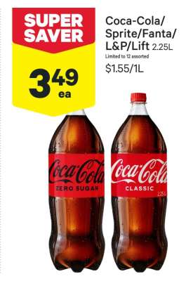 Coca-Cola/Sprite/Fanta/L&P/Lift